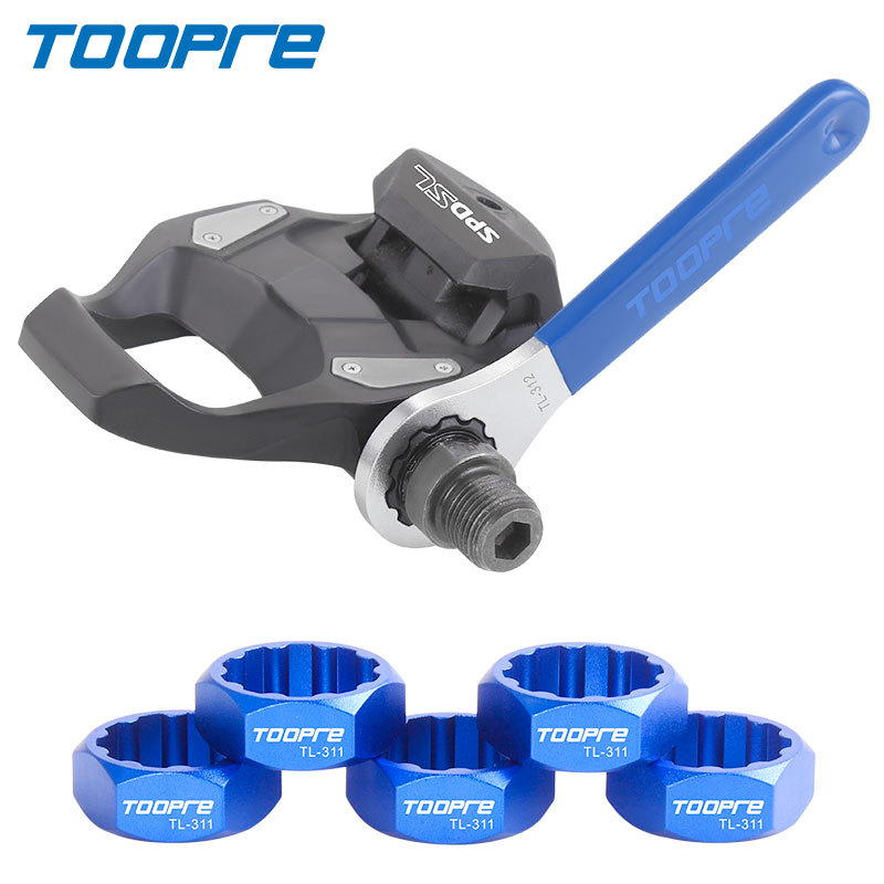 Mtb Pedals - Toopre-セルフロック式フットペダル,分解および組み立てツール,マウンテンバイク,ロードバイク,ロック軸,取り付けスリーブ