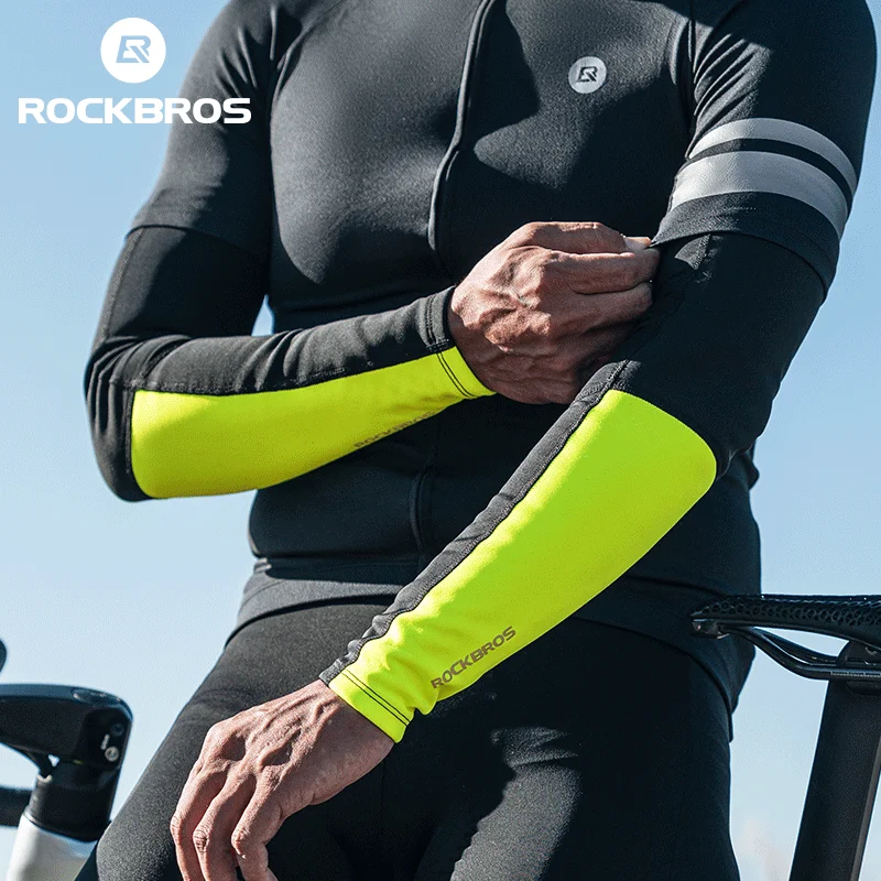 ROCKBROS バイクレッグウォーマー 男女兼用 厚手 フ - Cycling Arm Warmers のレビューと価格