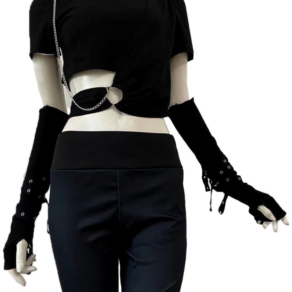 ゴシックスタイルハーフフィンガーゴシックアームウォーマーユニ - Cycling Arm Warmers のレビューと価格
