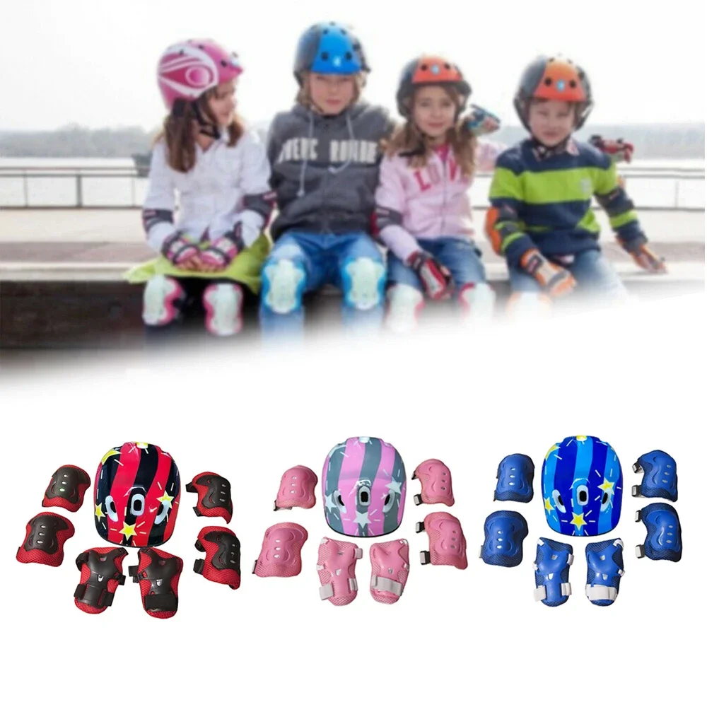 子供用の保護具セット、調節可能なヘルメットと膝パッド、肘パッ - Cycling Gear Kids のレビューと価格