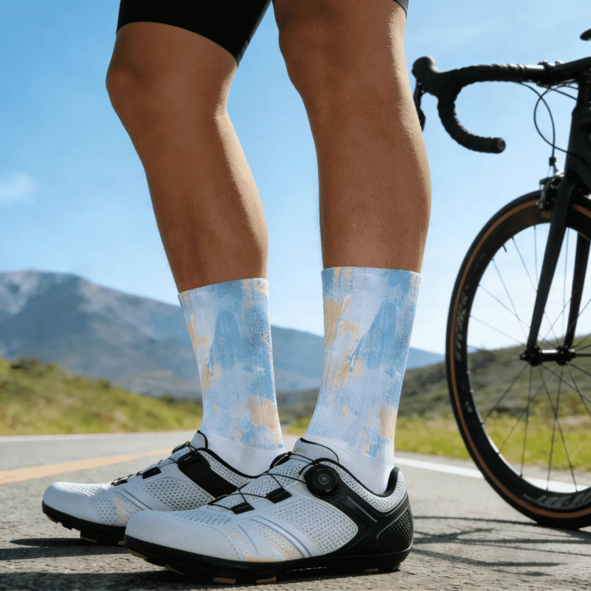 2026年プロ仕様滑り止めサイクリングソックス 吸汗性・滑り - Cycling Gear Men のレビューと価格