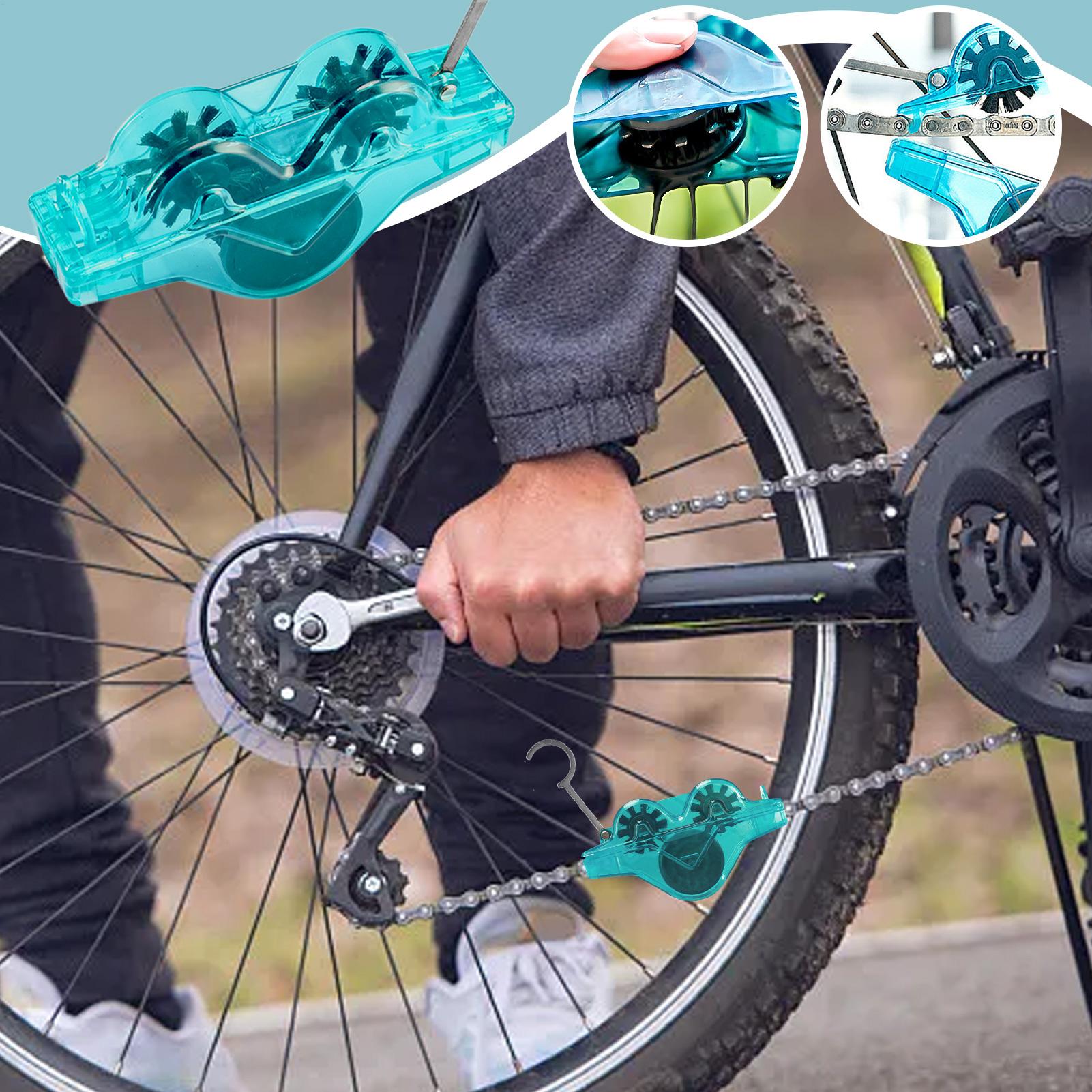 自転車チェーンクリーナー サイクリングアクセサリー 360度 - Cycling Gear Men のレビューと価格