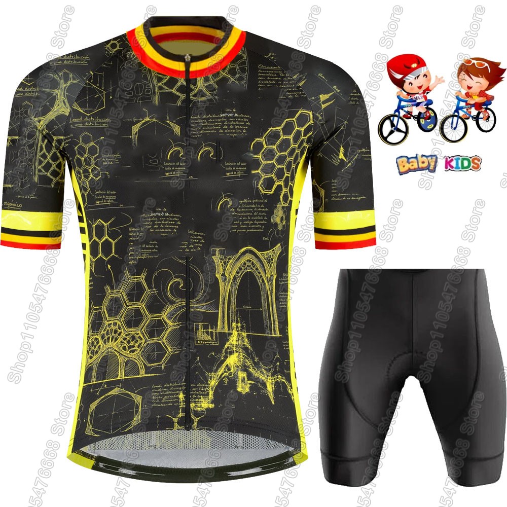 キッズフランスツアー2026サイクリングジャージセット ウォ - Cycling Gear Kids のレビューと価格