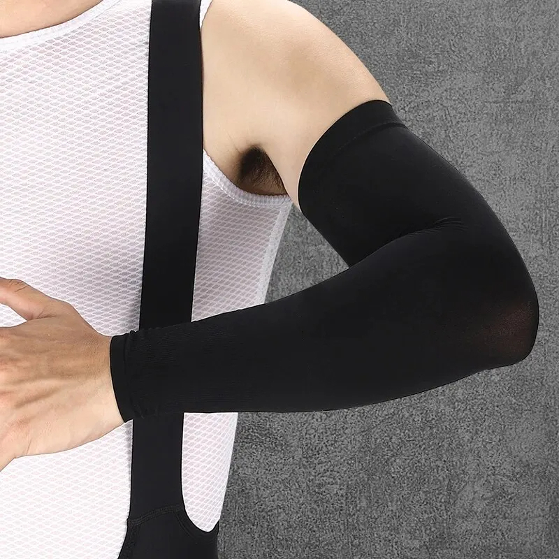 アイスシルクスポーツアームスリーブサイクリング太陽 UV 保 - Cycling Arm Warmers のレビューと価格