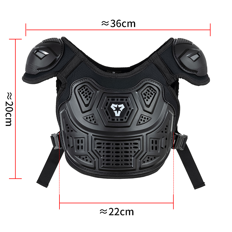子供用バイク乗車用ボディアーマー キッズモトクロスバックベス - Cycling Gear Kids のレビューと価格