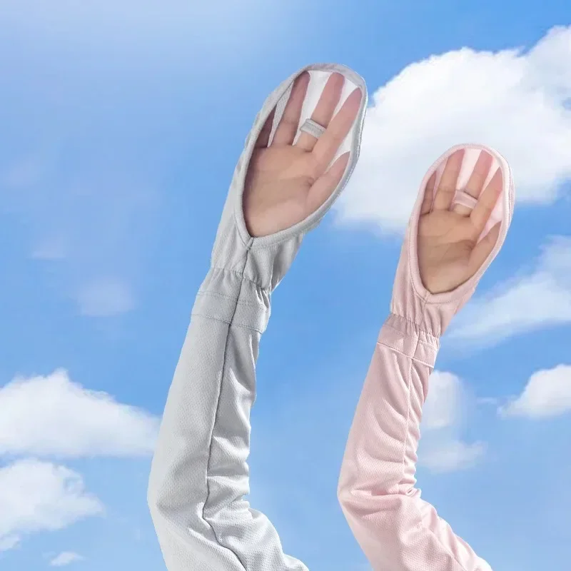 女性用日焼け止めアイススリーブ、UVソーラーアームスリーブ、 - Cycling Arm Warmers のレビューと価格