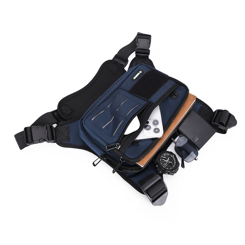 タクティカルチェストリグバッグ メンズ 防水 クロスボディハ - Cycling Gear Men のレビューと価格