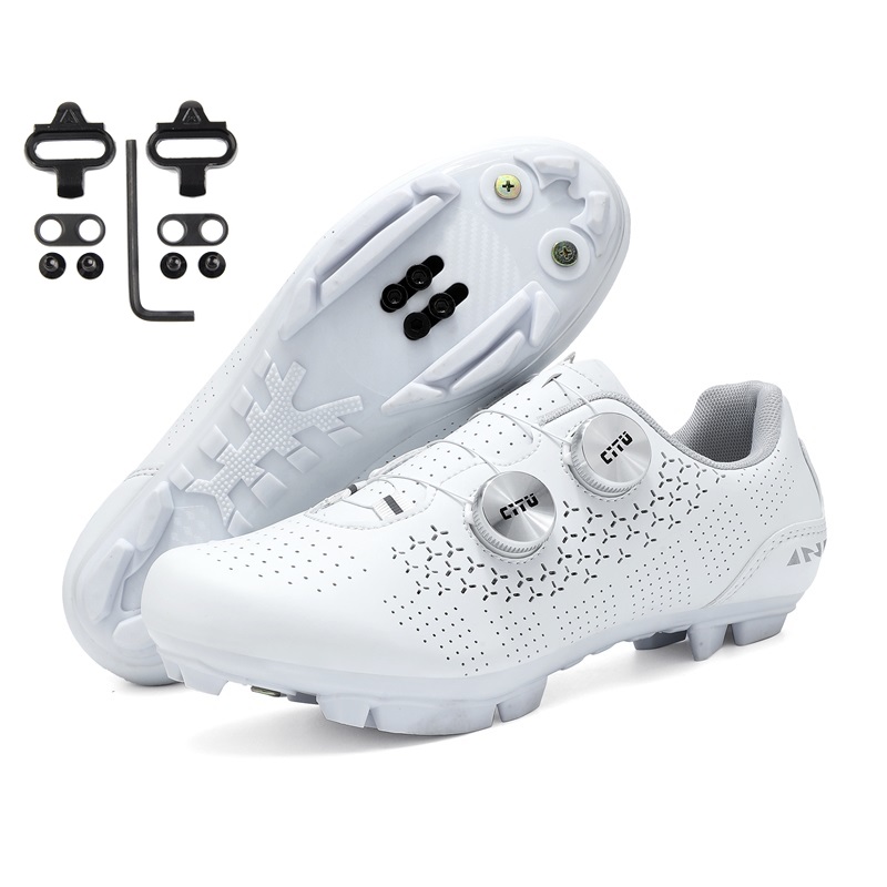 MTBサイクリングシューズ メンズ クリートシューズ フラッ - Mtb Pedals のレビューと価格