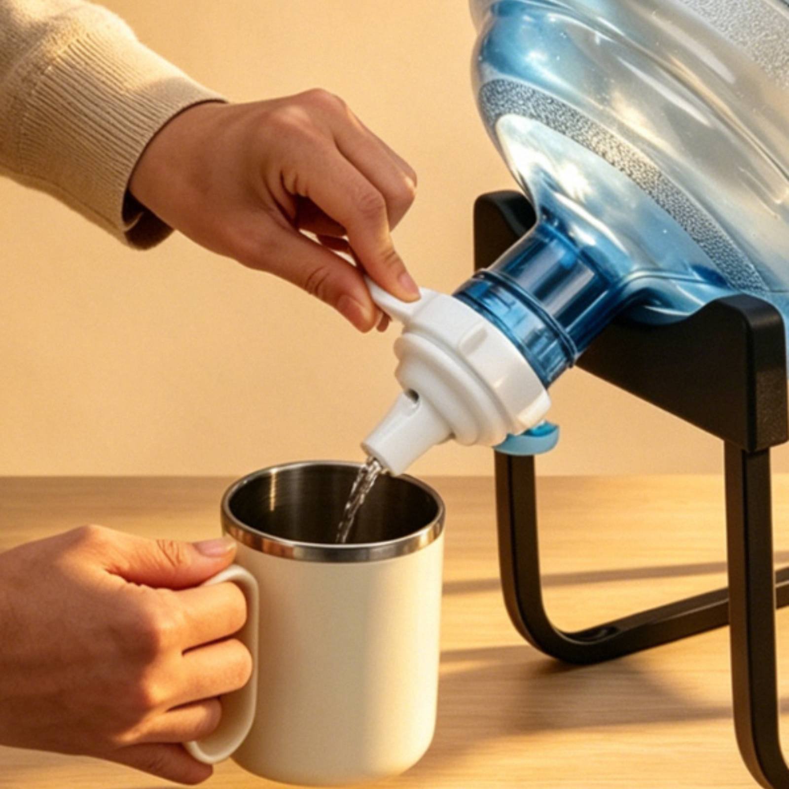 スナップフィットノズルスタンド コンパクトウォーターボトルス - Water Bottle Holder のレビューと価格
