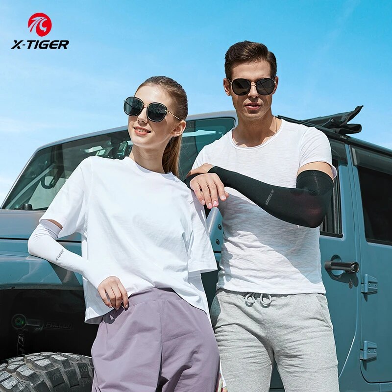 X-TIGER サイクリングアーム夏アイス布サイクリングスリ - Cycling Arm Warmers のレビューと価格