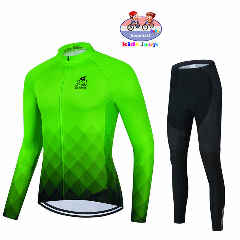 2026 春秋男の子通気性子供サイクリングジャージ速乾長袖  - Cycling Gear Kids のレビューと価格