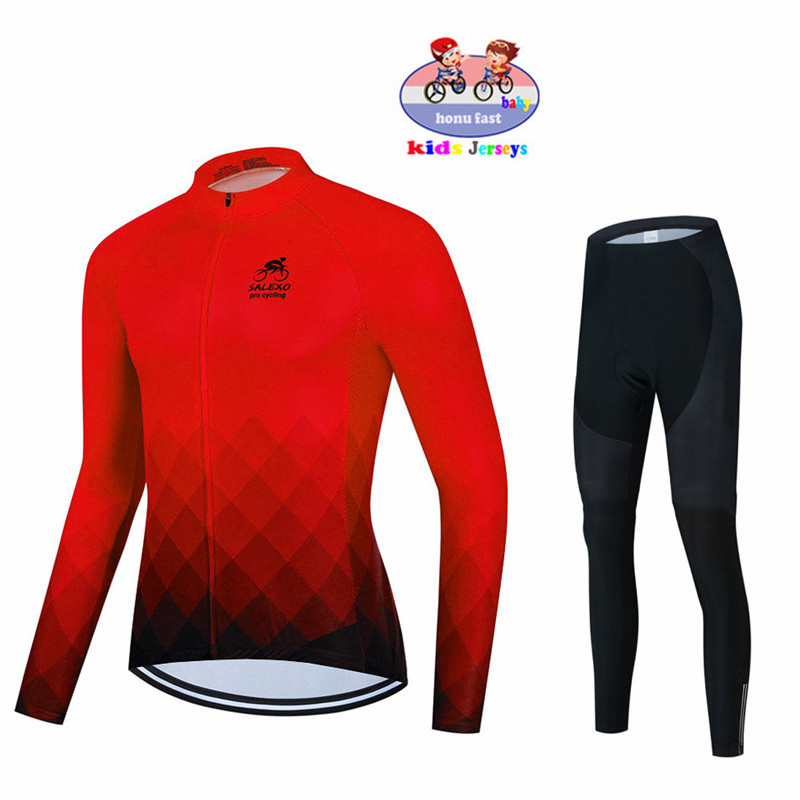 2026 春秋男の子通気性子供サイクリングジャージ速乾長袖  - Cycling Gear Kids のレビューと価格