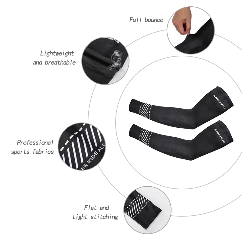 男性用サイクリングアームスリーブ、日焼け止め、アンチUV、日 - Cycling Arm Warmers のレビューと価格