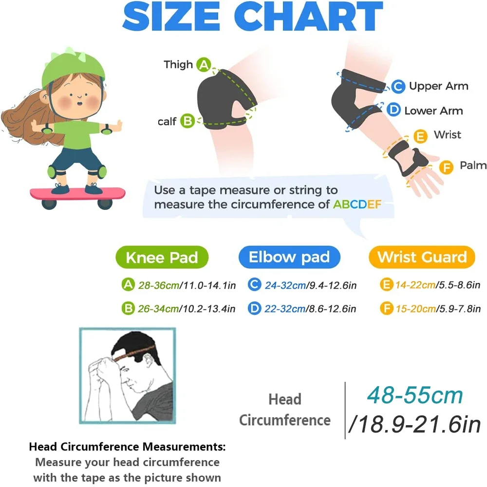 キッズバイクヘルメット膝肘リストパッド、幼児ヘルメット、自転 - Cycling Gear Kids のレビューと価格
