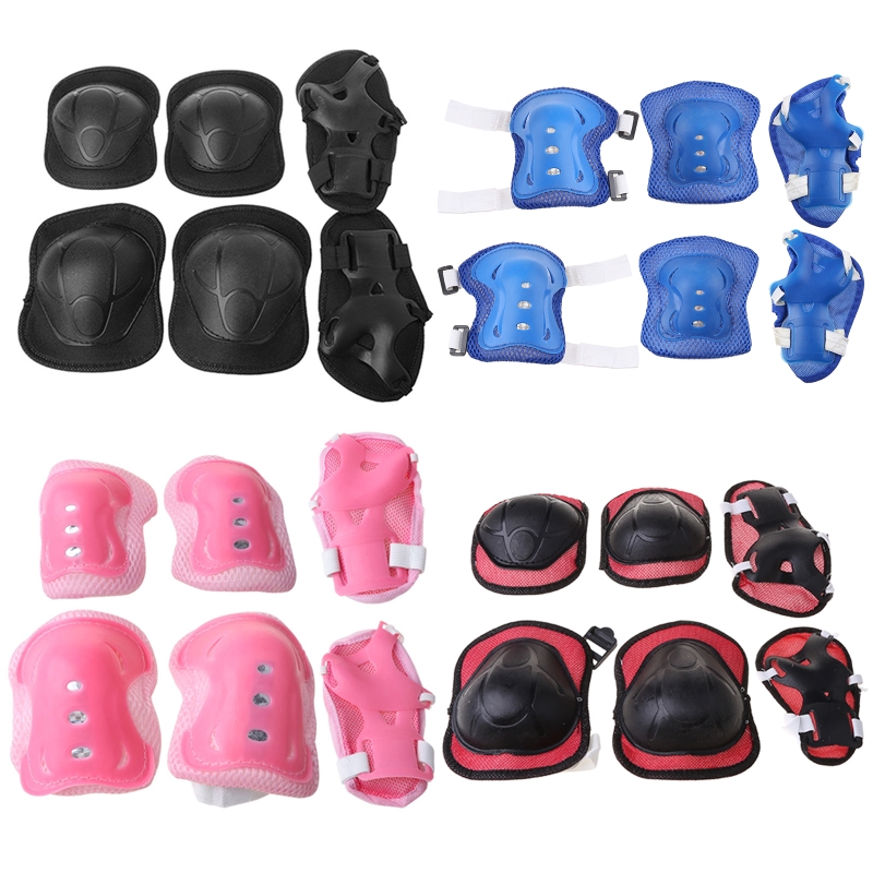 6点セット子供用保護具セット、子供用膝パッド、幼児用膝肘パッ - Cycling Gear Kids のレビューと価格