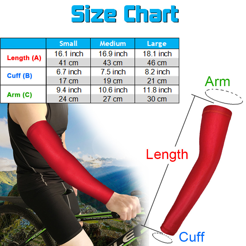 サイクリング自転車 MTB アームウォーマー UV 保護ラン - Cycling Arm Warmers のレビューと価格