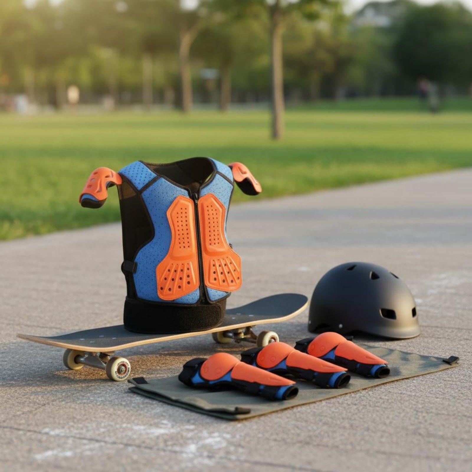 子供用調節可能なプロテクター、サイクリングやスケートボード用 - Cycling Gear Kids のレビューと価格