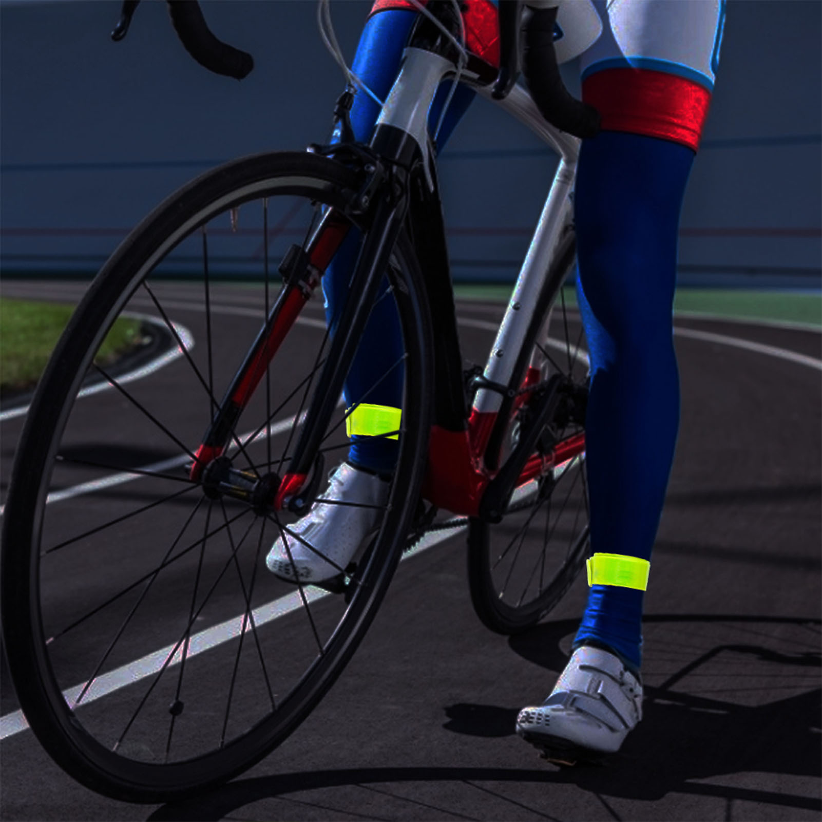 サイクリング用反射テープ、警告リストバンド、蛍光バンド、手首 - Cycling Arm Warmers のレビューと価格